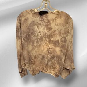 Blue Life Tie Dyed Top